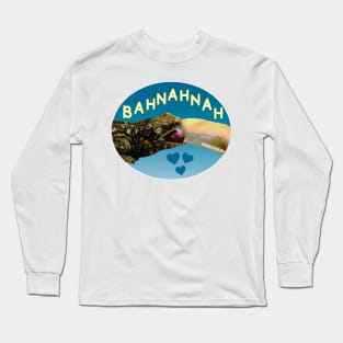 Muriel loves Bahnahnah (blue color) Long Sleeve T-Shirt